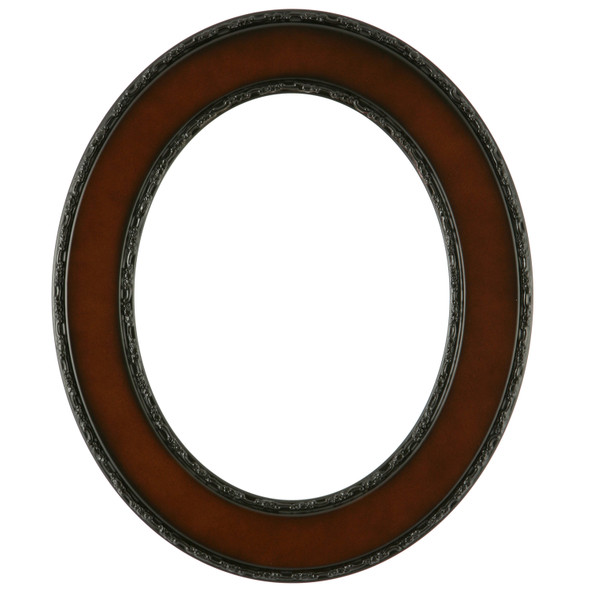 #832 Oval Frame - Walnut