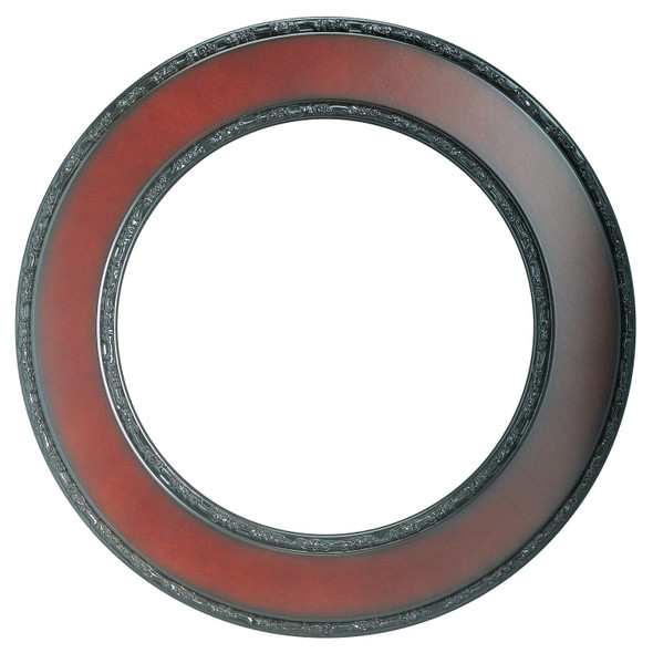 #832 Circle Frame - Rosewood