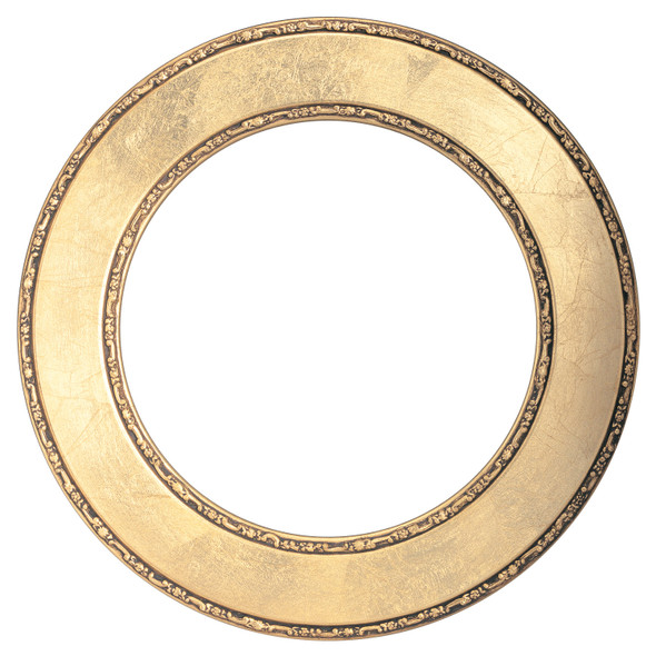 #832 Circle Frame - Gold Leaf