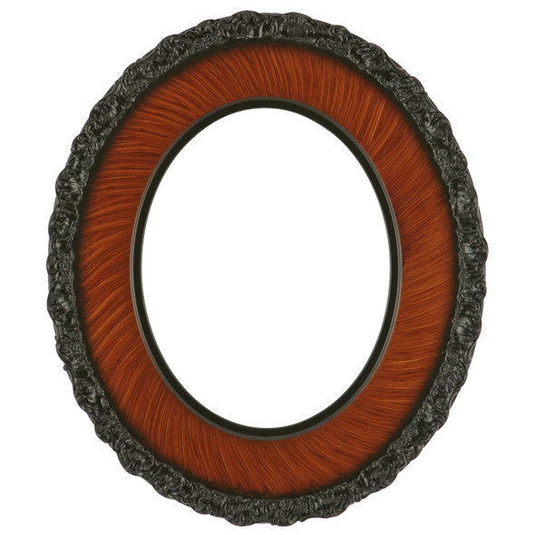 #844 Oval Frame - Vintage Walnut