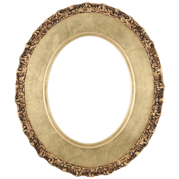 #844 Oval Frame - Gold Leaf