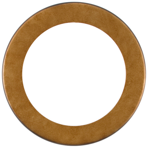 #862 Circle Frame - Burnished Gold