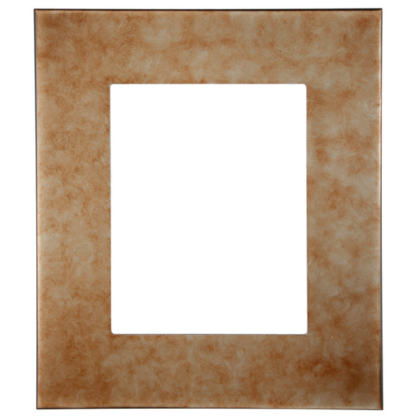 #864 Rectangle Frame - Burnished Silver