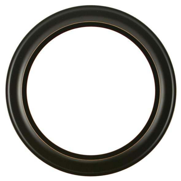 #871 Circle Frame - Rubbed Black