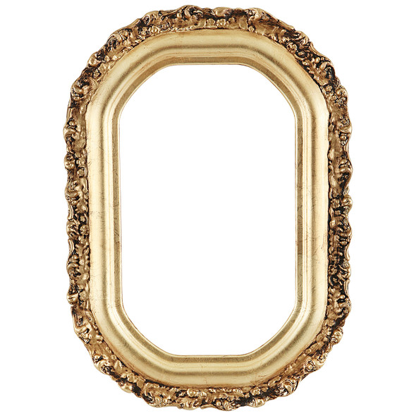 #454 Octagon Frame - Gold Leaf