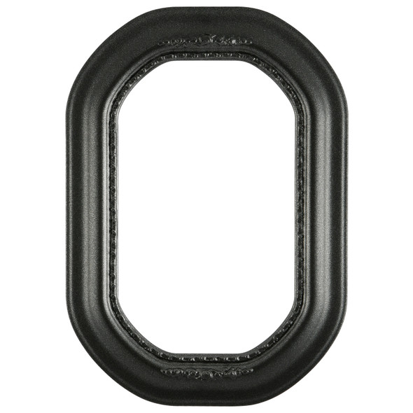 #457 Octagon Frame - Black Silver