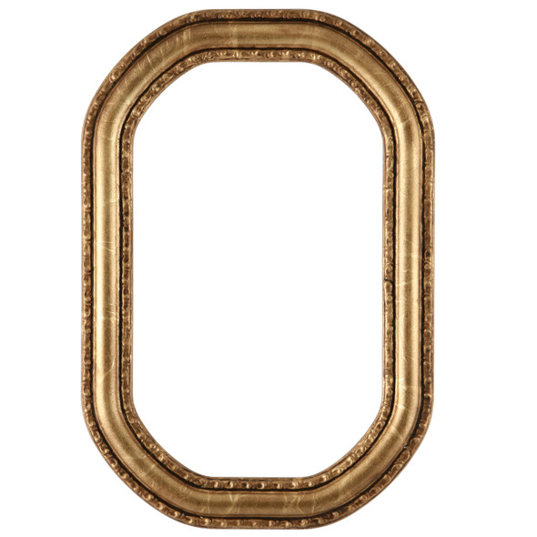 #462 Octagon Frame - Champagne Gold