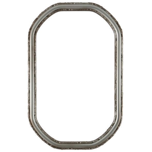 #553 Octagon Frame - Silver Shade