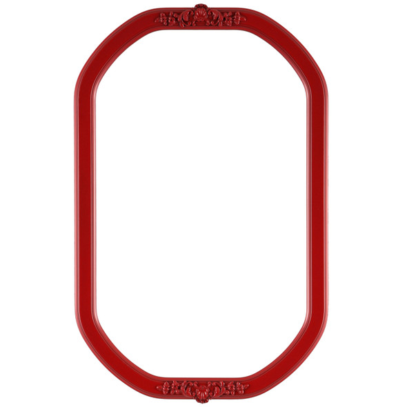 #811 Octagon Frame - Holiday Red