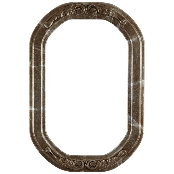 #821 Octagon Frame - Champagne Silver