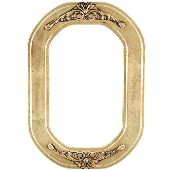 #831 Octagon Frame - Gold Leaf