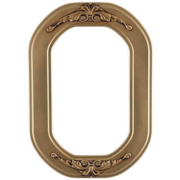 #831 Octagon Frame - Gold Spray