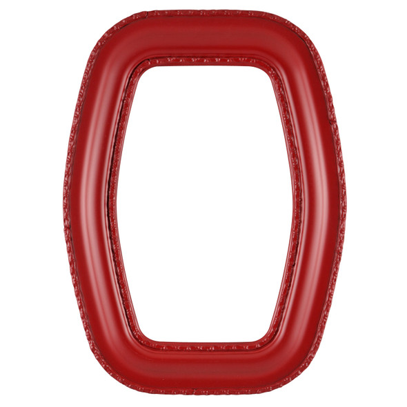 #452 Hexagon Frame - Holiday Red