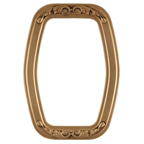 #821 Hexagon Frame - Gold Spray