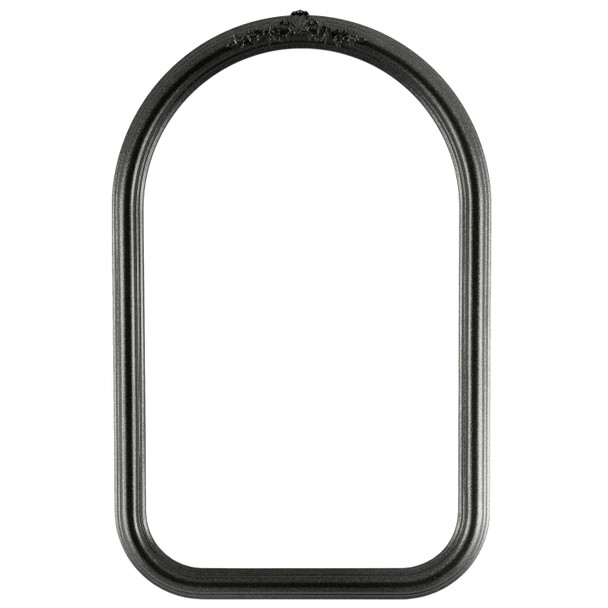 #554 Cathedral Frame - Black Silver