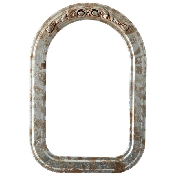 #821 Cathedral Frame - Champagne Silver