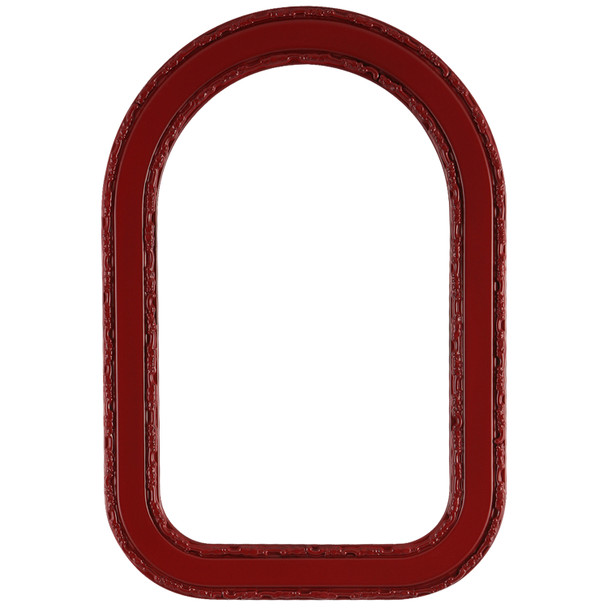 #822 Cathedral Frame - Holiday Red