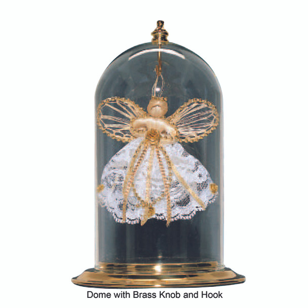 Glass Dome and Base - #905 - Walnut Base