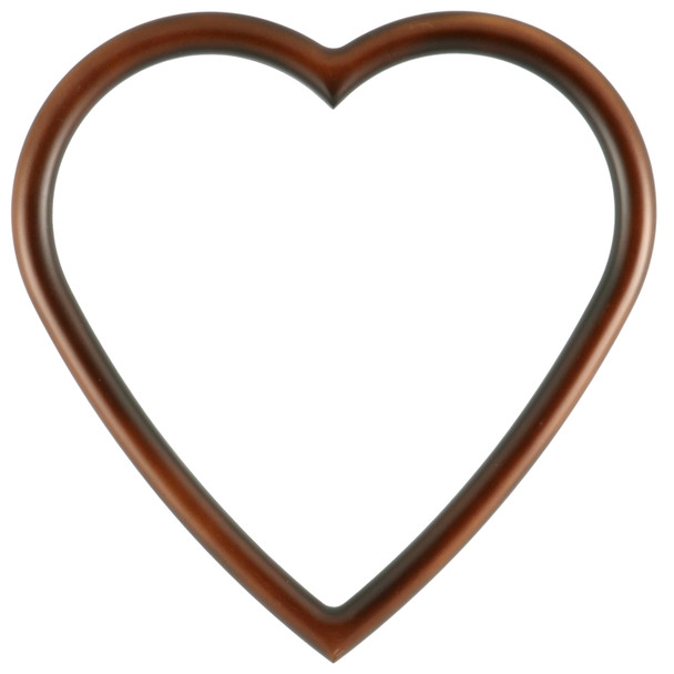 #250 Heart Frame - Walnut