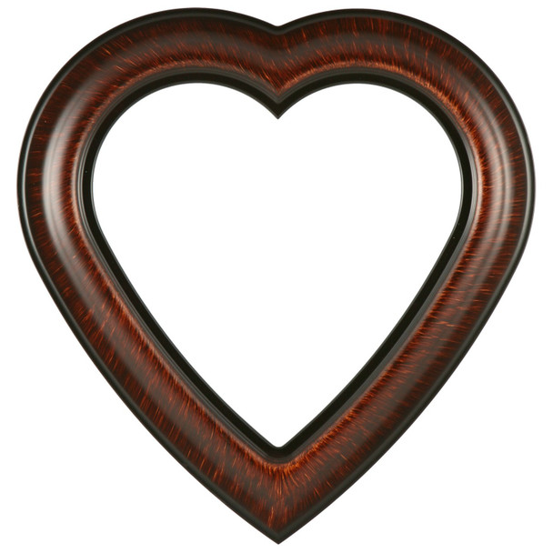 #450 Heart Frame - Vintage Walnut