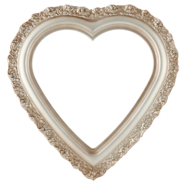 #454 Heart Frame - Silver Shade