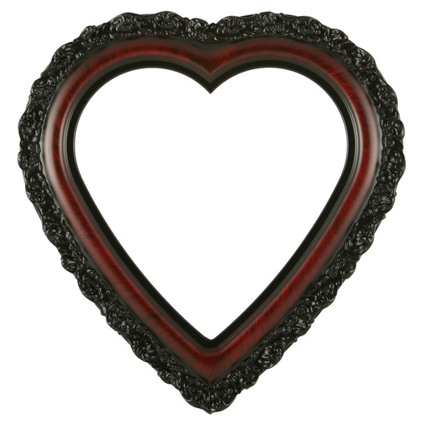 #454 Heart Frame - Vintage Cherry