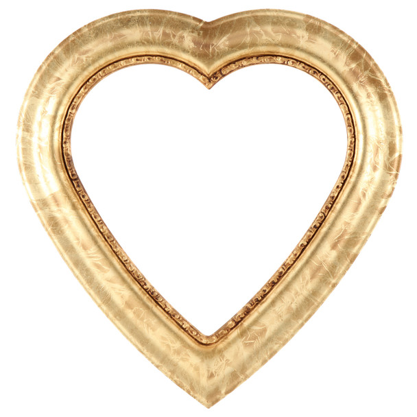 #456 Heart Frame - Champagne Gold