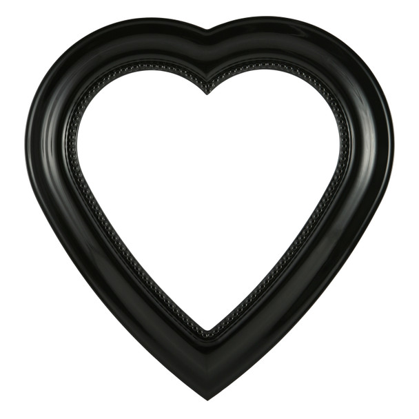 #458 Heart Frame - Gloss Black