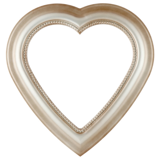 #458 Heart Frame - Silver Shade