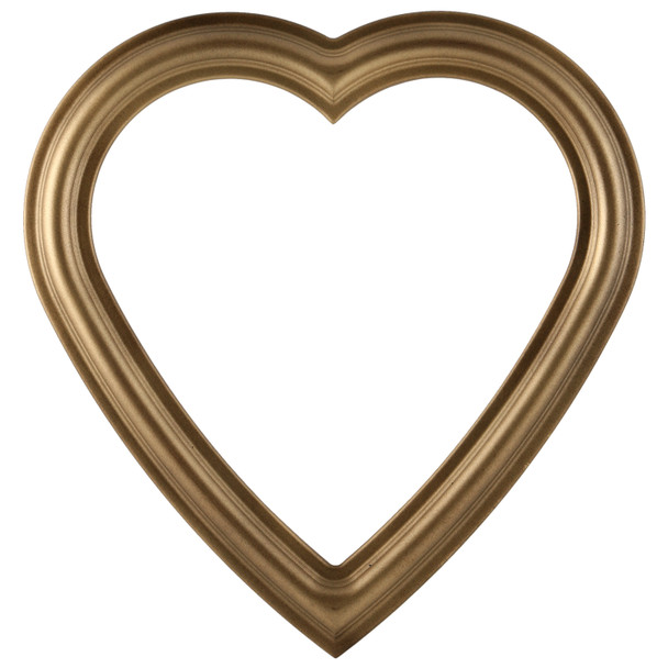 #460 Heart Frame - Desert Gold