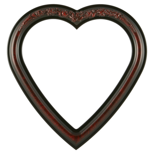 #461 Heart Frame - Vintage Cherry