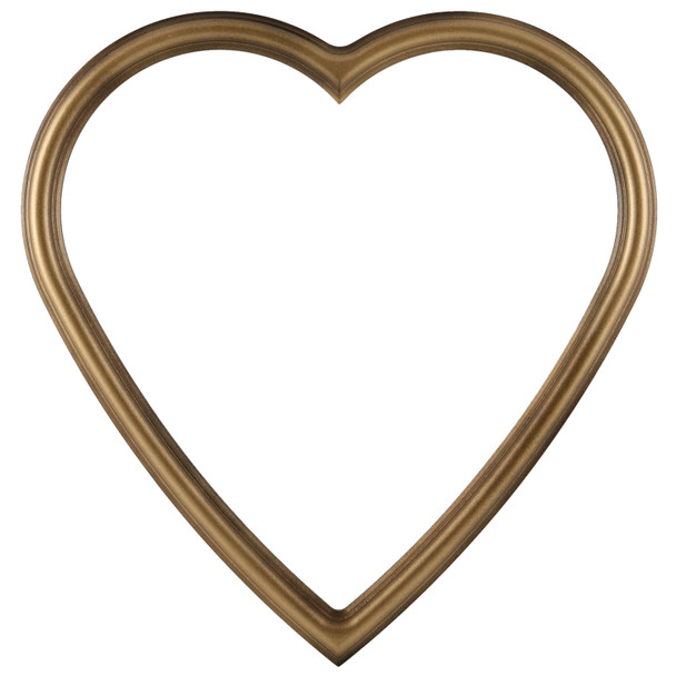 #550 Heart Frame - Desert Gold
