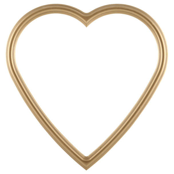 #550 Heart Frame - Gold Spray