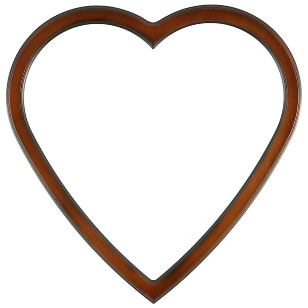 #810 Heart Frame - Walnut