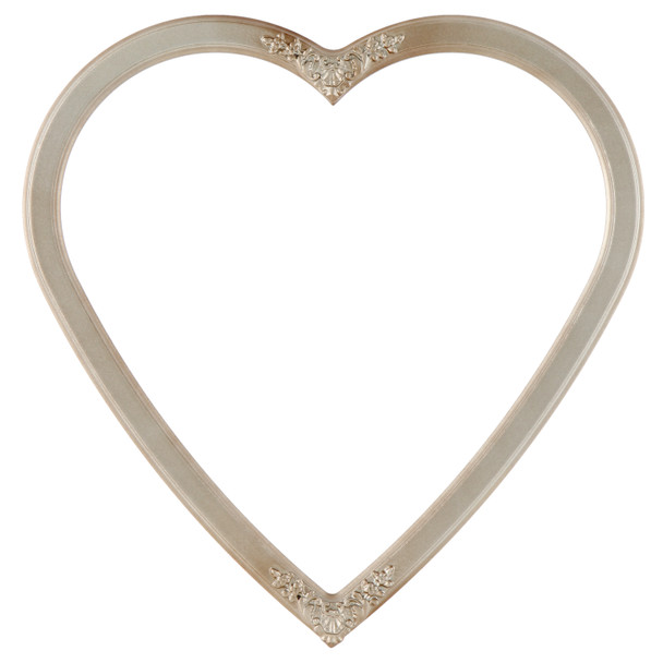 #811 Heart Frame - Silver Shade