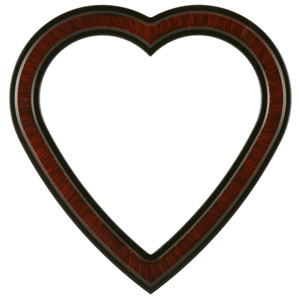 #820 Heart Frame - Vintage Walnut