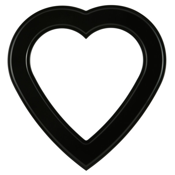 #830 Heart Frame - Gloss Black
