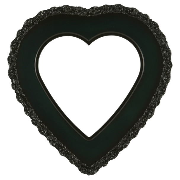 #844 Heart Frame - Hunter Green