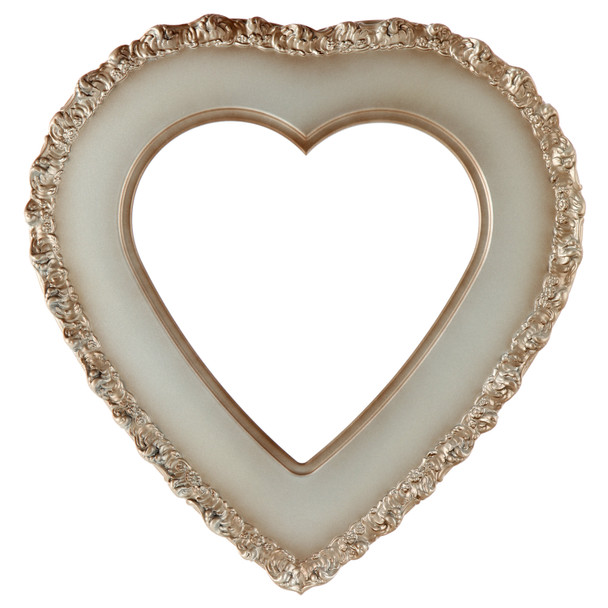 #844 Heart Frame - Silver Shade