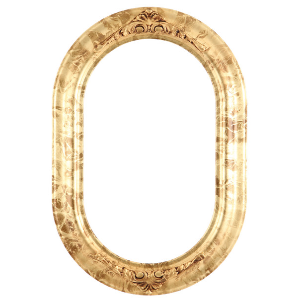 #451 Oblong Frame - Champagne Gold