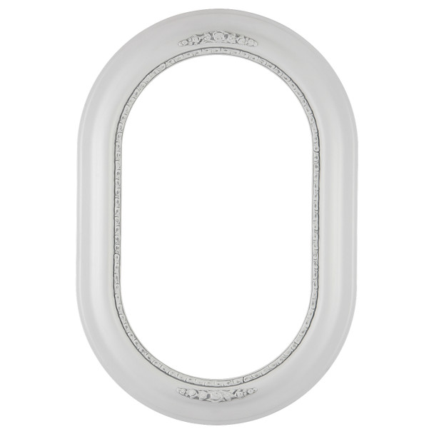 #457 Oblong Frame - Linen White