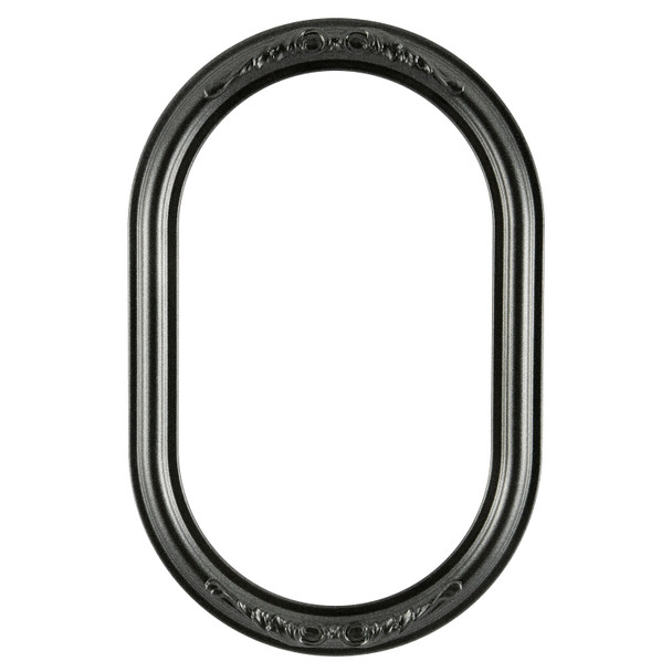 #461 Oblong Frame - Black Silver