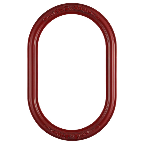 #461 Oblong Frame - Holiday Red