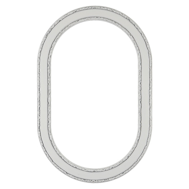 #822 Oblong Frame - Linen White