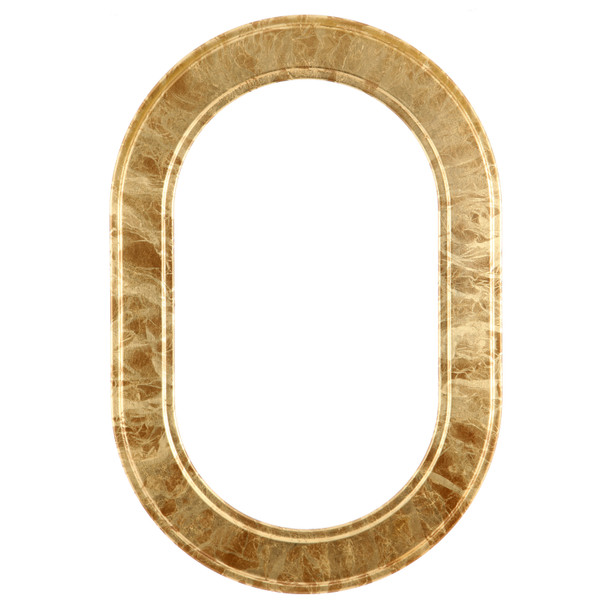 #830 Oblong Frame - Champagne Gold