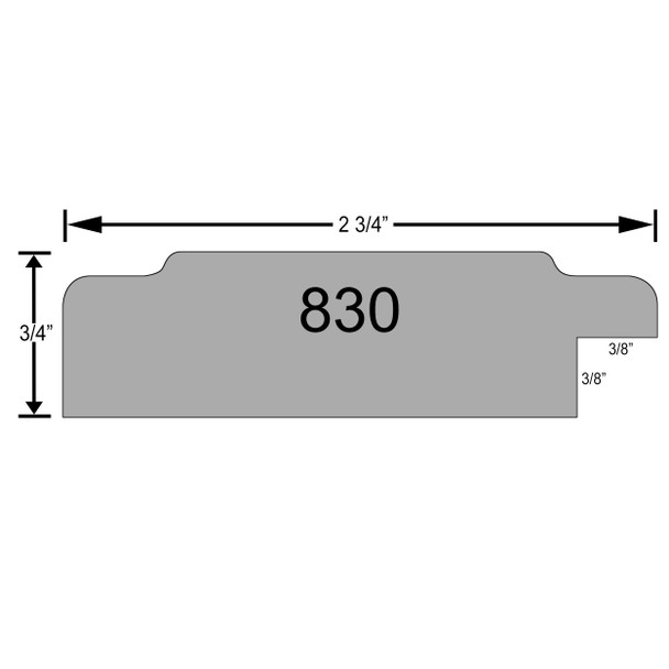 #830 Profile Drawing