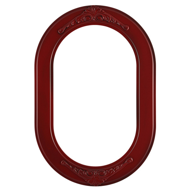 #831 Oblong Frame - Holiday Red