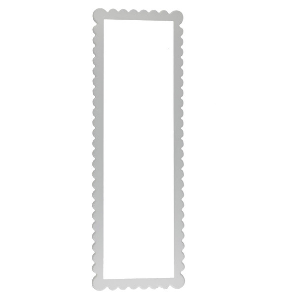 Linen White Framed Mirror