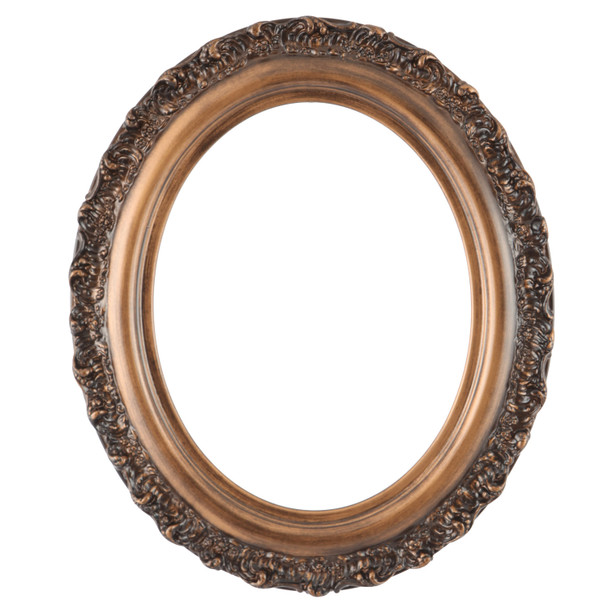 #454 Oval Frame - Sunset Gold