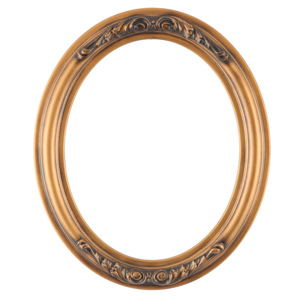 #461 Oval Frame - Sunset Gold